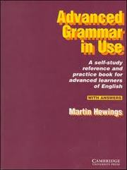 Advanced Grammar in Use with Answers Martin Hewings